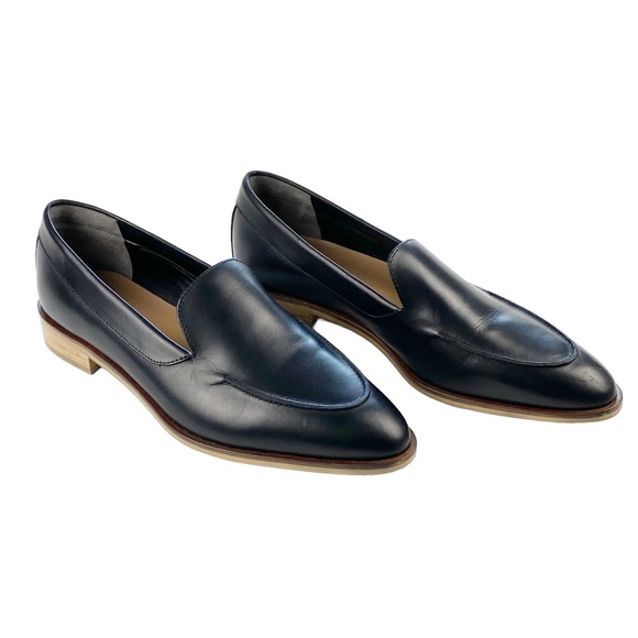 Everlane Shoes - Everlane Womens The Modern Loafers Black Size 8.5 Pointed Toe Oxfords